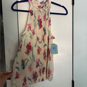 CeCe Multicolor Floral Blouse